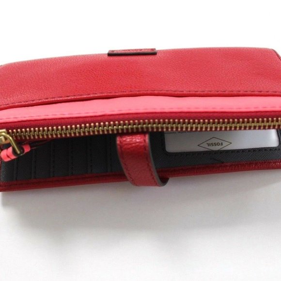 Fossil Keely Leather Tab Clutch Wallet - Picture 4 of 4
